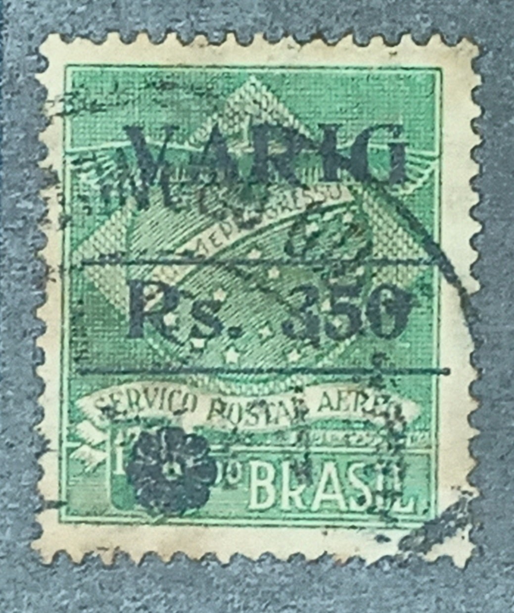 | Casa do Colecionador BRASIL- AÉREO- VARIG - SELO RHM #V07 - 1.3000rs - AVIAÇÃO - 1930