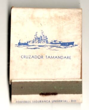 Caixa De Fosforos Cruzador Tamandare - Marinha Brasileira - Anos 50 - Filuminismo