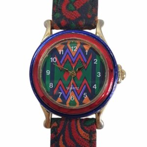 Relógio Benetton Color Green Red Feminino Retrô (Frete Grátis)