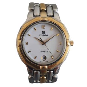Relógio Cyma Mod 117735 Cal ETA 955412 Sapphire Unisex Vintage (Frete Grátis)