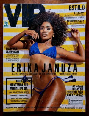 Revista VIP Nº 379 (Outubro/2016) Erika Januza na Capa – Edição Rara e Completa