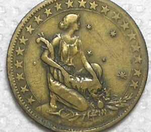 1.000 Réis - 1927 / Variante Rara: Ponto no cotovelo - Catalogada / Com Sigla / República / Bz/Al / Cod.Alb