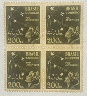 BRASIL- CORREIO AÉREO - SELO RHM #A53 - Cr$ 0,40 - AVIAÇÃO - 1944