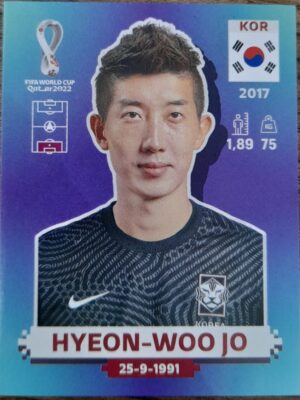figurinha copa do mundo 2022 Coreia do sul nº4
