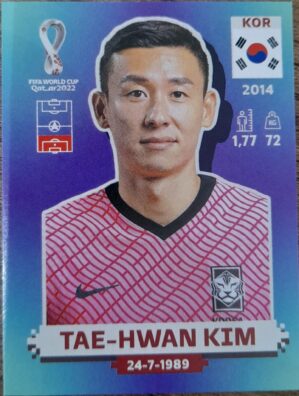 figurinha copa do mundo 2022 Coreia do sul nº6