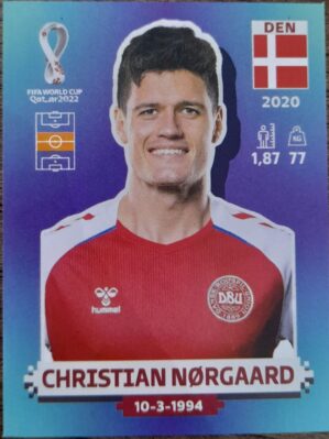 figurinha copa do mundo 2022 Dinamarca nº16