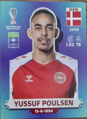 figurinha copa do mundo 2022 Dinamarca nº19