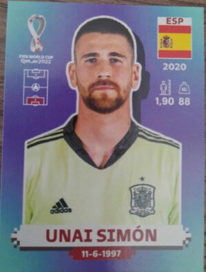 figurinha copa do mundo 2022 Espanha nº3