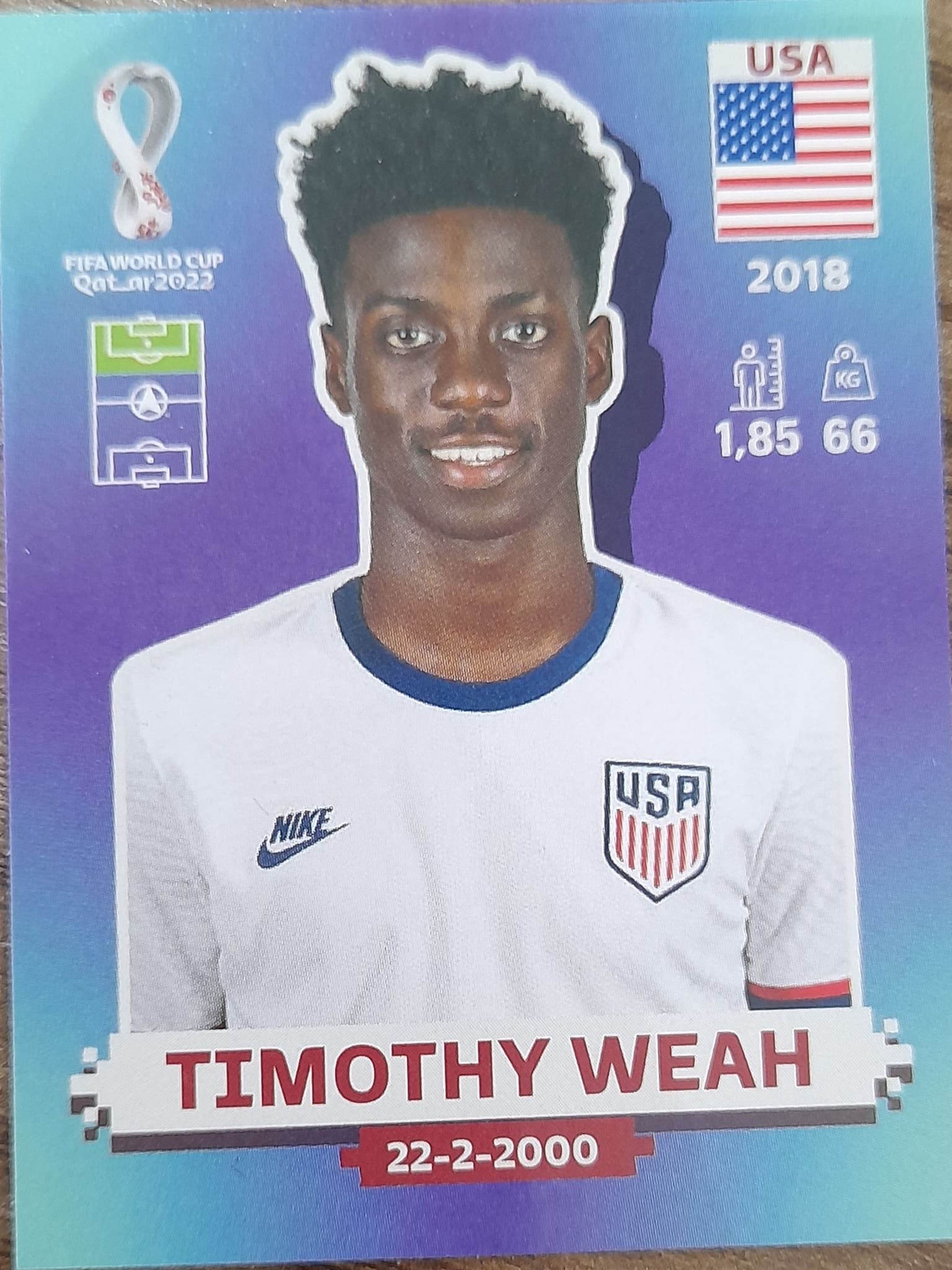 | Casa do Colecionador figurinha copa do mundo 2022 Estados unidos nº20