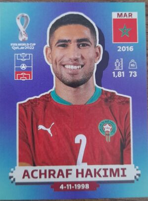 figurinha copa do mundo 2022 Marrocos nº8