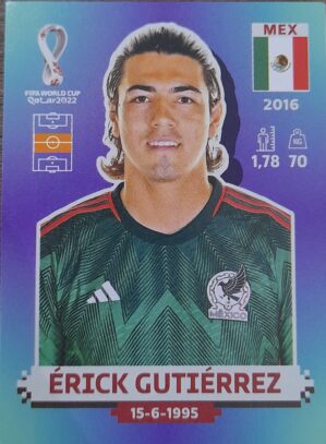 figurinha copa do mundo 2022 Mexico nº14