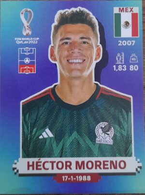 figurinha copa do mundo 2022 Mexico nº8