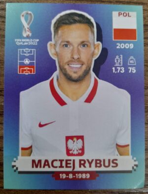 figurinha copa do mundo 2022 Polonia nº10