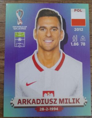 figurinha copa do mundo 2022 Polonia nº20