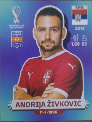 figurinha copa do mundo 2022 Sérvia nº18