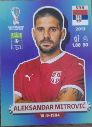 figurinha copa do mundo 2022 Sérvia nº20