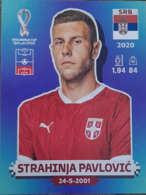 figurinha copa do mundo 2022 Sérvia nº7