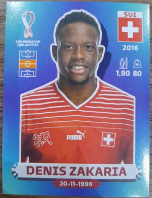 figurinha copa do mundo 2022 Suiça nº17