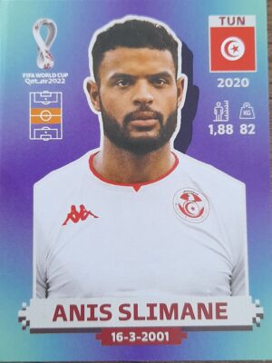 figurinha copa do mundo 2022 Tunisía nº18