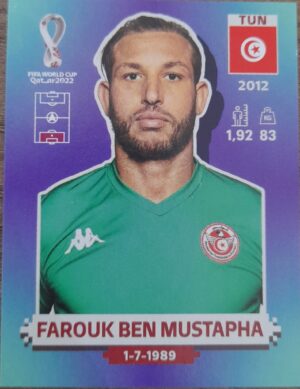 figurinha copa do mundo 2022 Tunisía nº5