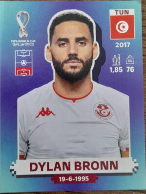 figurinha copa do mundo 2022 Tunisía nº6