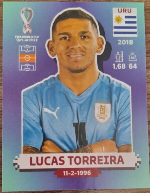 figurinha copa do mundo 2022 Uruguai nº14