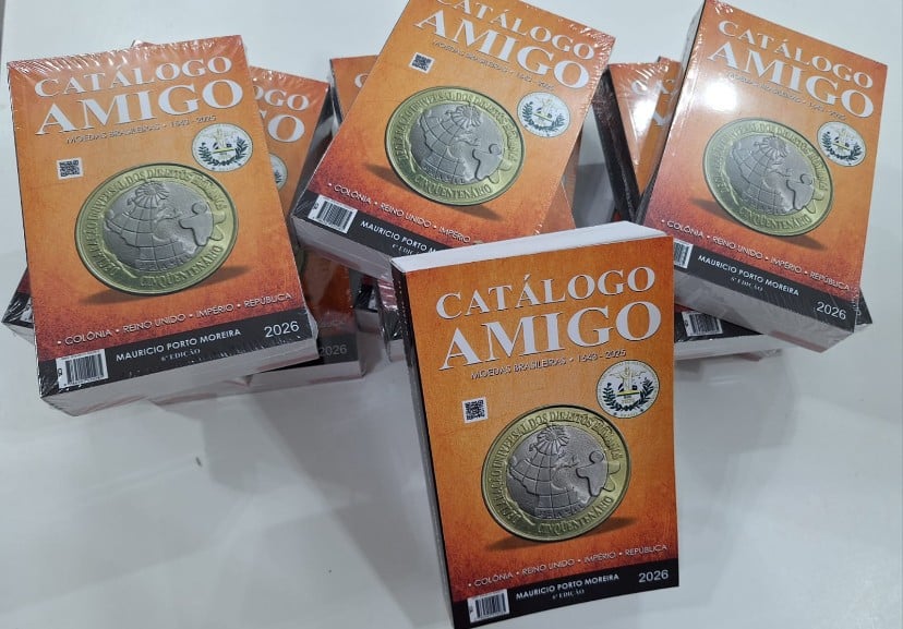 | Casa do Colecionador Lançamento Catálogo Amigo 2 Em 1 Cédulas E Moedas 2026