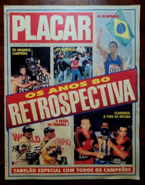 Placar Nº 1021 (Janeiro/1990) Retrospectiva dos Anos 80 + Tabelão dos Campeões