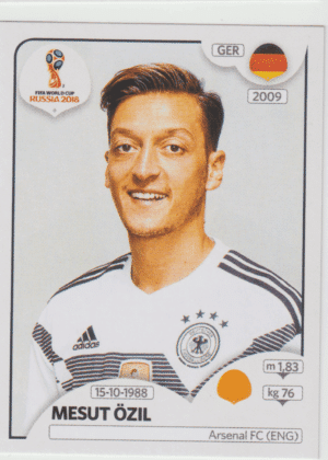 figurinha copa do mundo 2018 Alemanha nº447