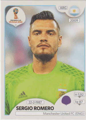 figurinha copa do mundo 2018 Argentina nº274