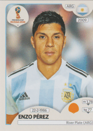 figurinha copa do mundo 2018 Argentina nº284