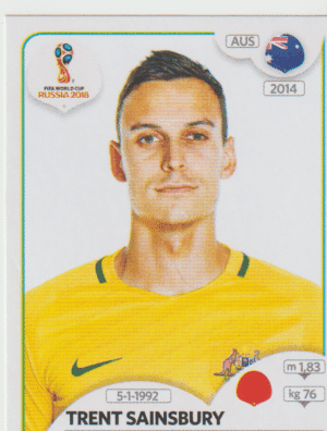 figurinha copa do mundo 2018 Austrália nº221