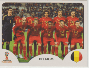 figurinha copa do mundo 2018 Bélgica nº515