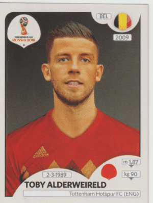 figurinha copa do mundo 2018 Bélgica nº517