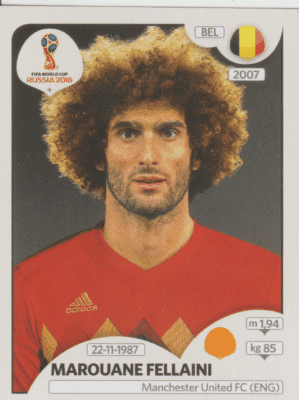 figurinha copa do mundo 2018 Bélgica nº523