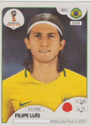 figurinha copa do mundo 2018 Brasil nº358