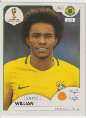 figurinha copa do mundo 2018 Brasil nº361