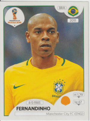 figurinha copa do mundo 2018 Brasil nº363