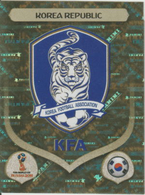 figurinha copa do mundo 2018 Coreia do sul nº493