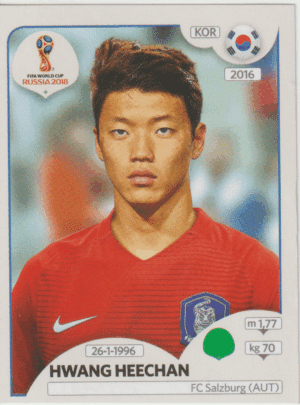 figurinha copa do mundo 2018 Coreia do sul nº511
