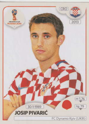 figurinha copa do mundo 2018 Croácia nº318