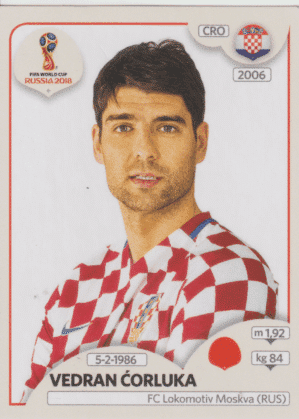 figurinha copa do mundo 2018 Croácia nº320
