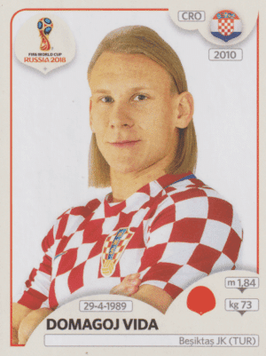 figurinha copa do mundo 2018 Croácia nº321
