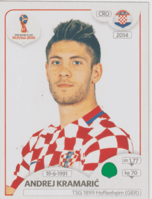 figurinha copa do mundo 2018 Croácia nº331