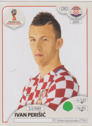 figurinha copa do mundo 2018 Croácia nº331