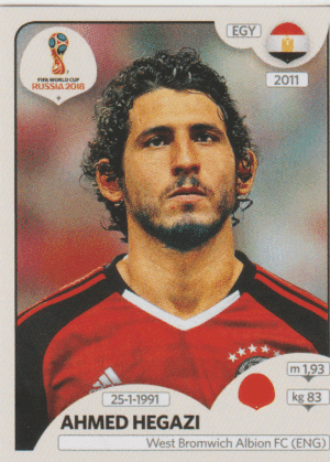 figurinha copa do mundo 2018 Egito nº80