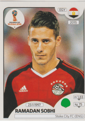 figurinha copa do mundo 2018 Egito nº88
