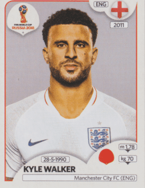 figurinha copa do mundo 2018 Inglaterra nº577