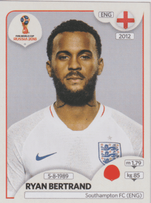 figurinha copa do mundo 2018 Inglaterra nº581