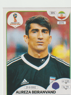 figurinha copa do mundo 2018 Iran nº174